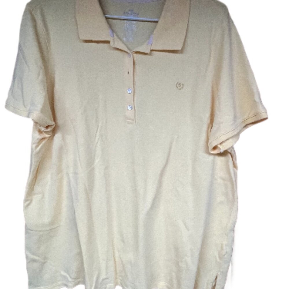 1x Izod Sunny yellow polo shirt.